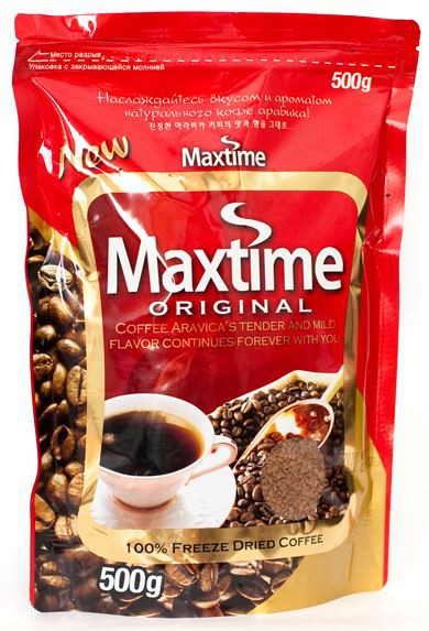 Кофе Maxtime 500г растворимый