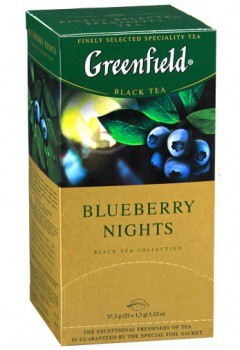 Greenfield BLUEBERRY NIGHTS 25 пакетиков