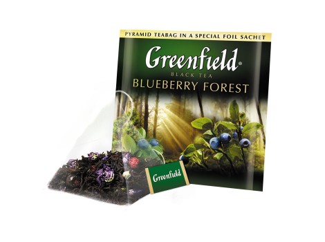 Чай черный Гринфилд Blueberry Forest в пирамидках (20 х 1.8 гр) 