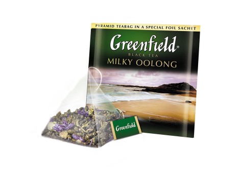 Чай улун Гринфилд Milky Oolong в пирамидках (20 х 1.8 гр)