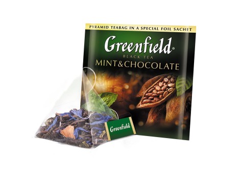 Чай черный Гринфилд Mint & Chocolate в пирамидках (20 х 1.8 гр)