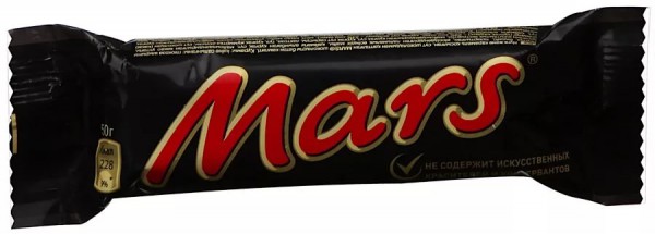 Шоколадный батончик Марс 50г