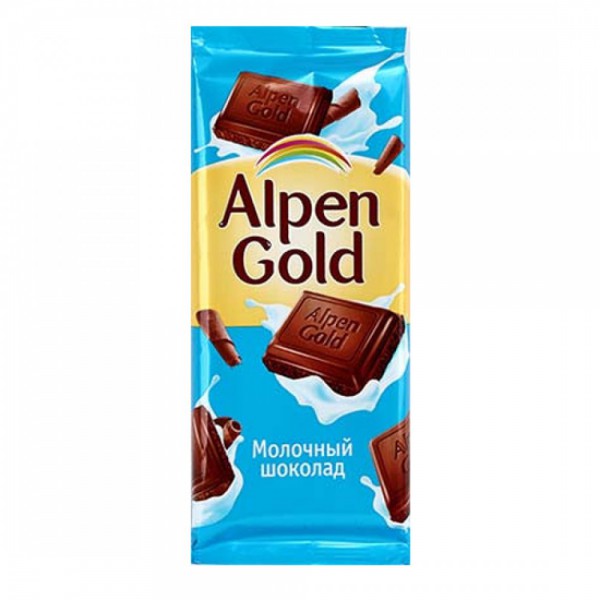 Шоколад Альпен Гольд (Alpen Gold) 85г Молочный